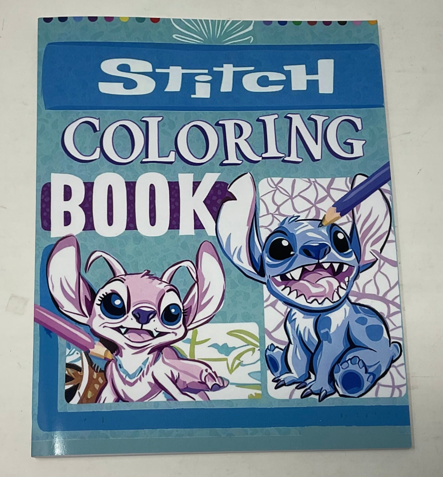Stitch coloring book