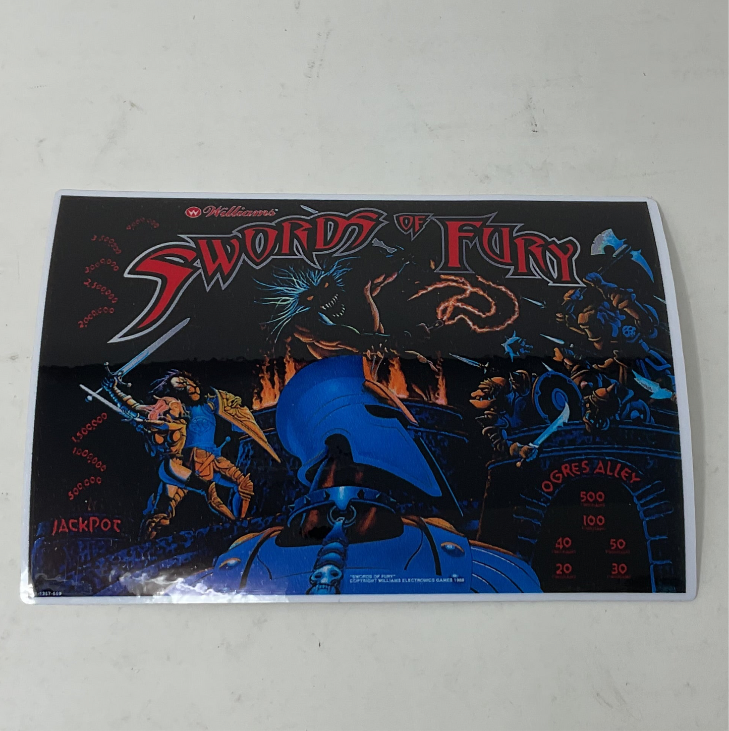 Swords of Fury Sticker