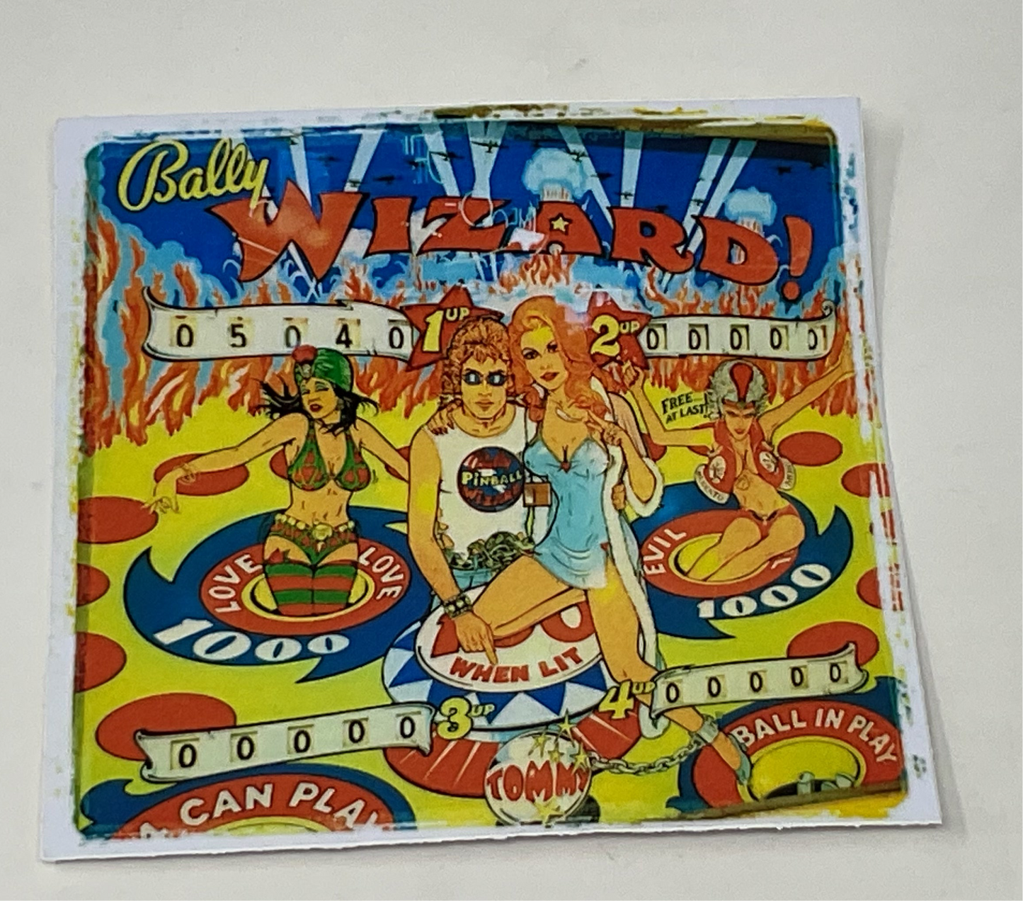 Bally Wizard Sticker