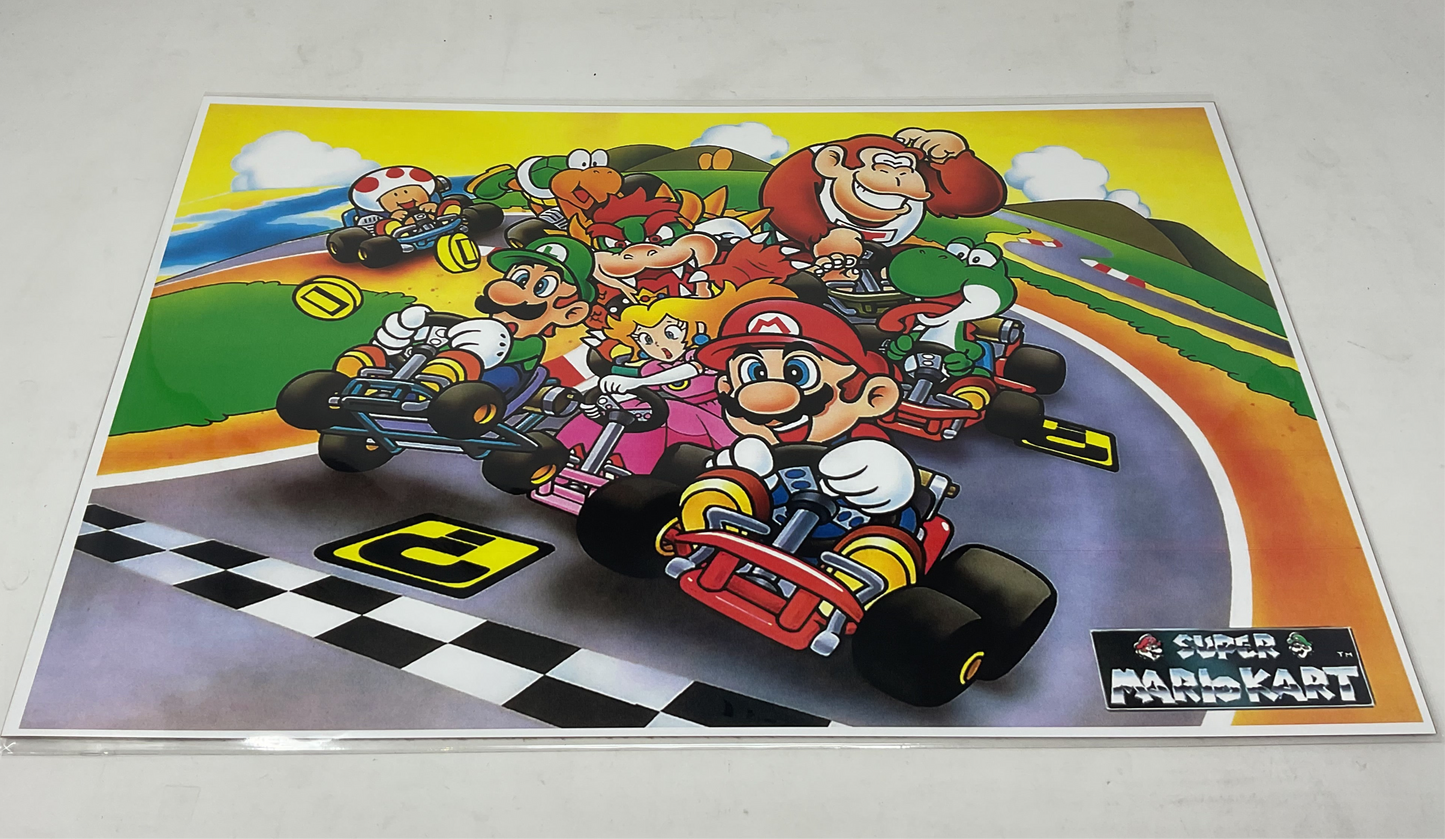 Super Mario Kart Poster