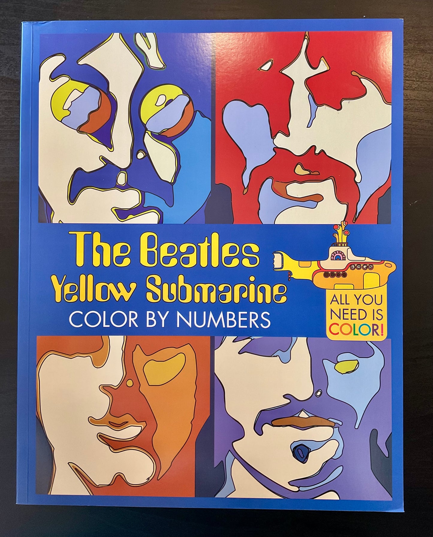 The Beatles Yellow Submarine Color by numbers book