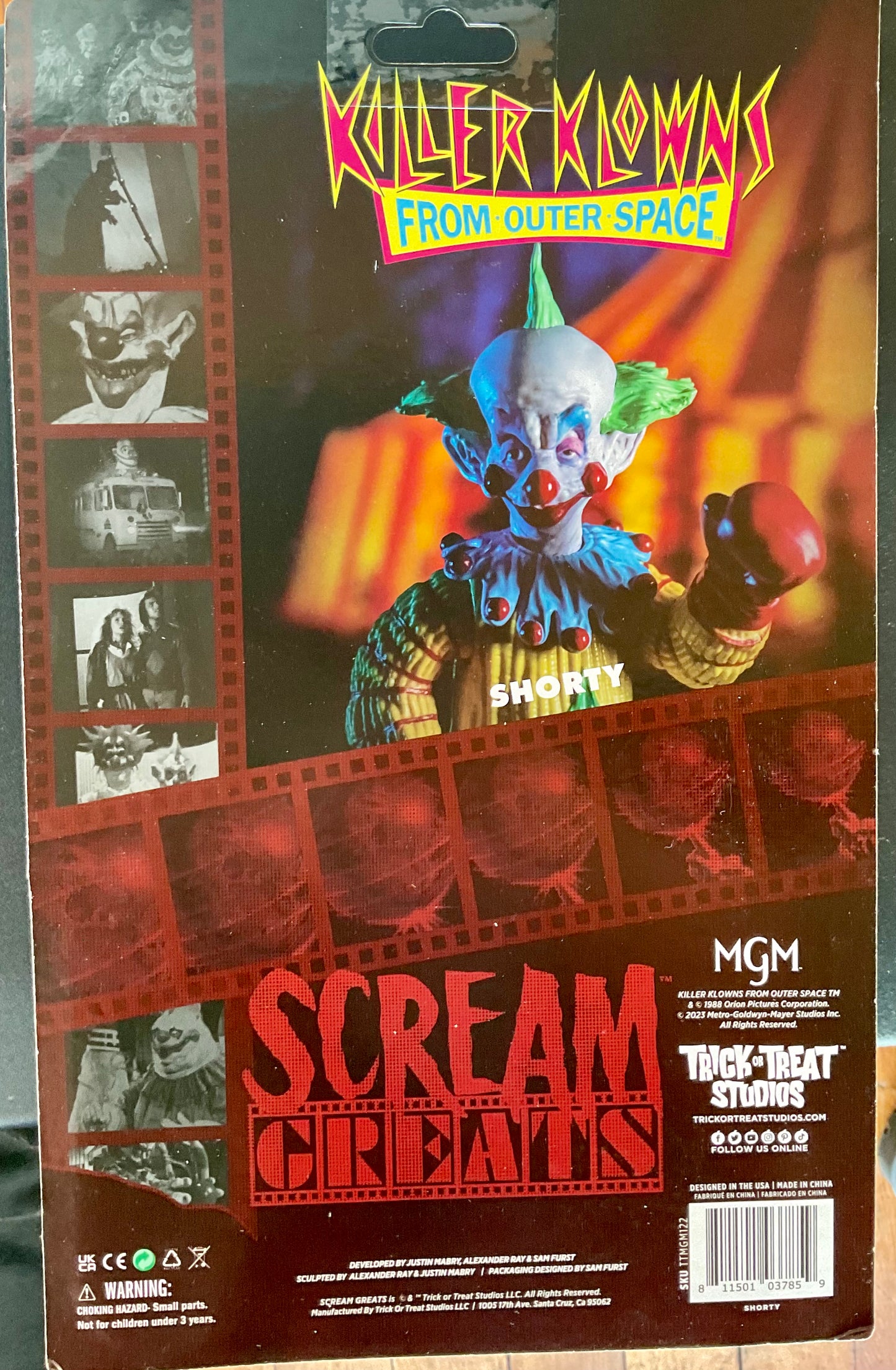Scream Greats Killer Klowns from Outer Space Shorty figure
