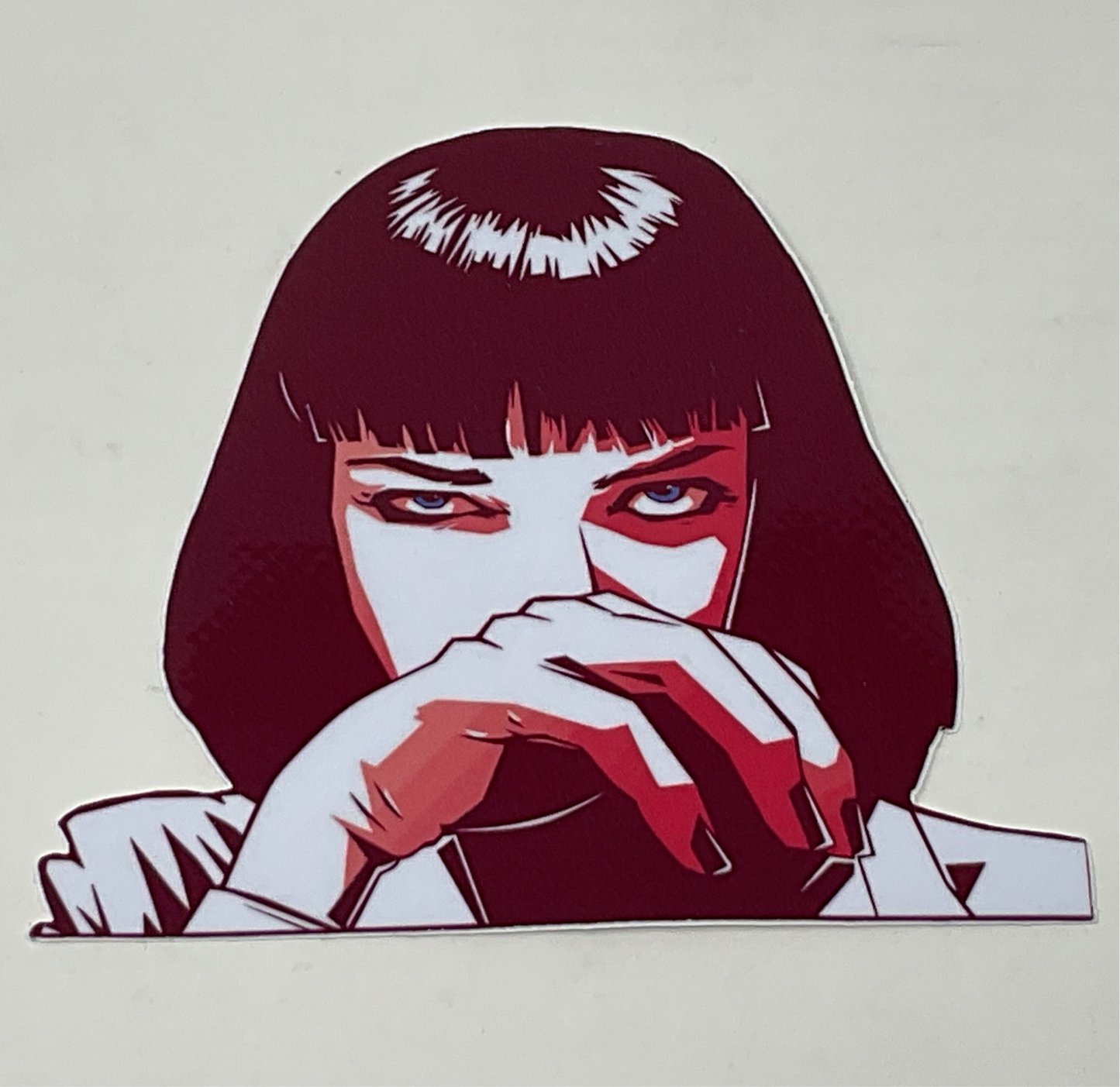 Pulp Fiction MIA Sticker