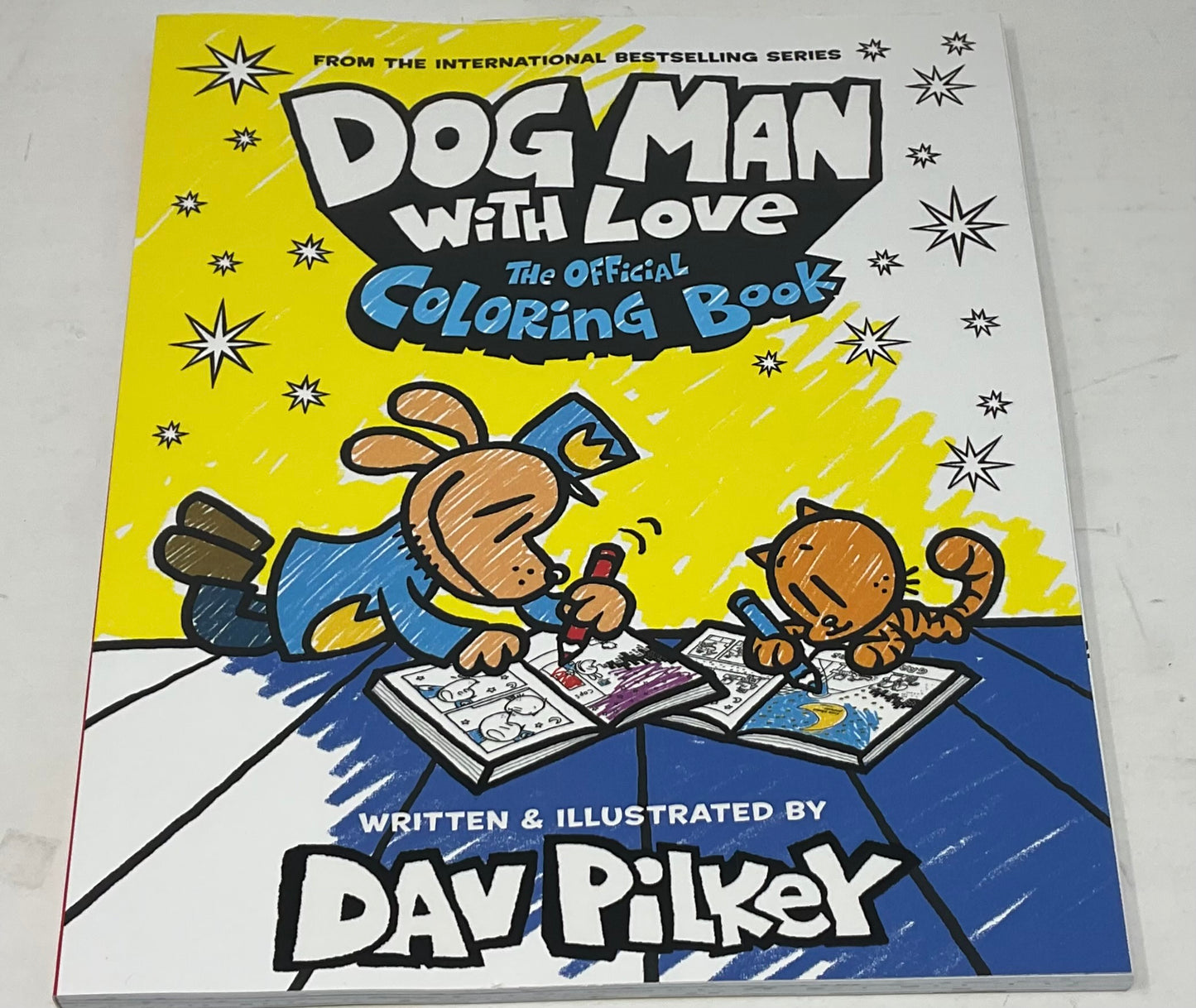 Dog Man with Love Official Coloring Book