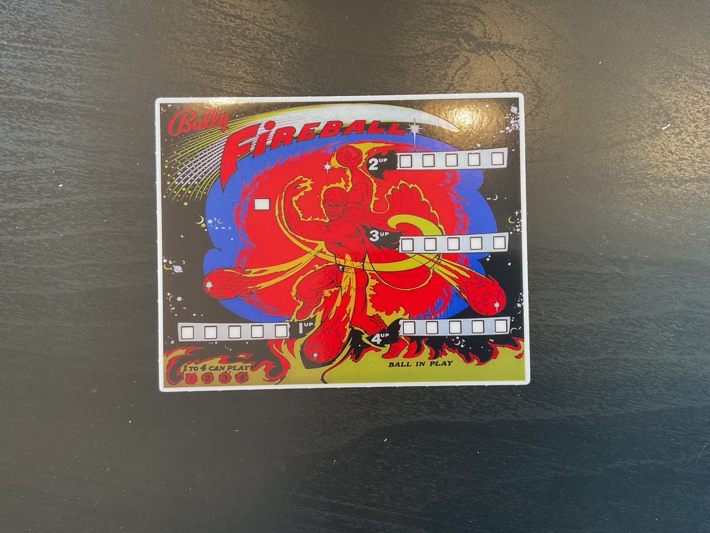Fireball Sticker