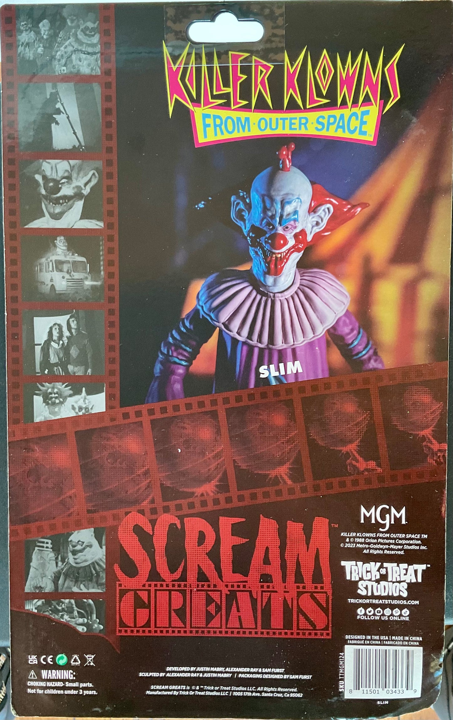 Scream Greats Killer Klowns from Outer Space Slim figure