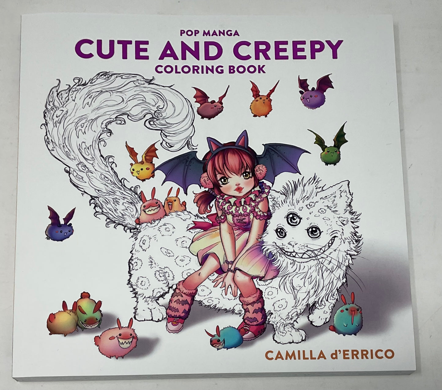 Cute and Creepy Coloring Book