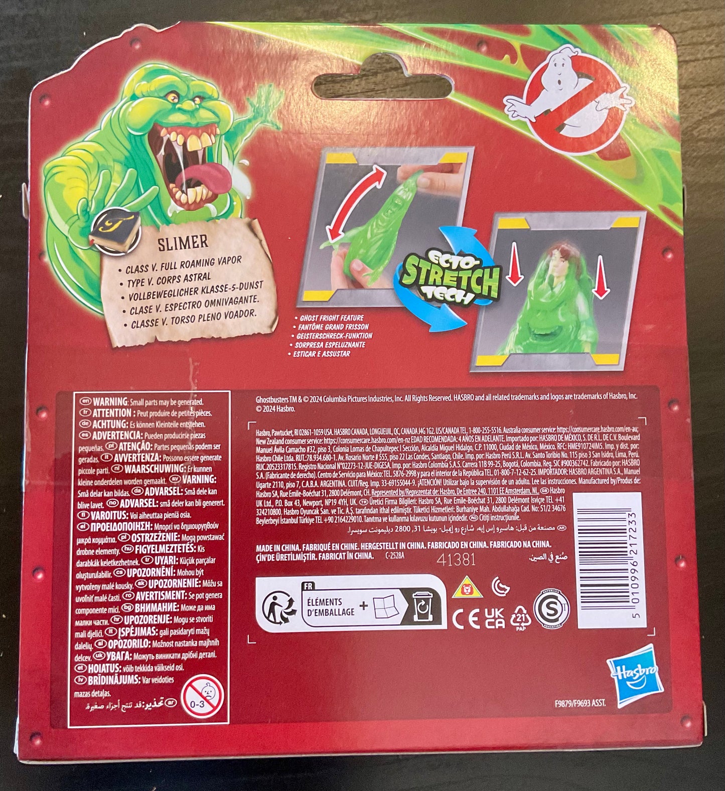 Ghostbusters Trevor Spengler Figure and Stretchy Slimer