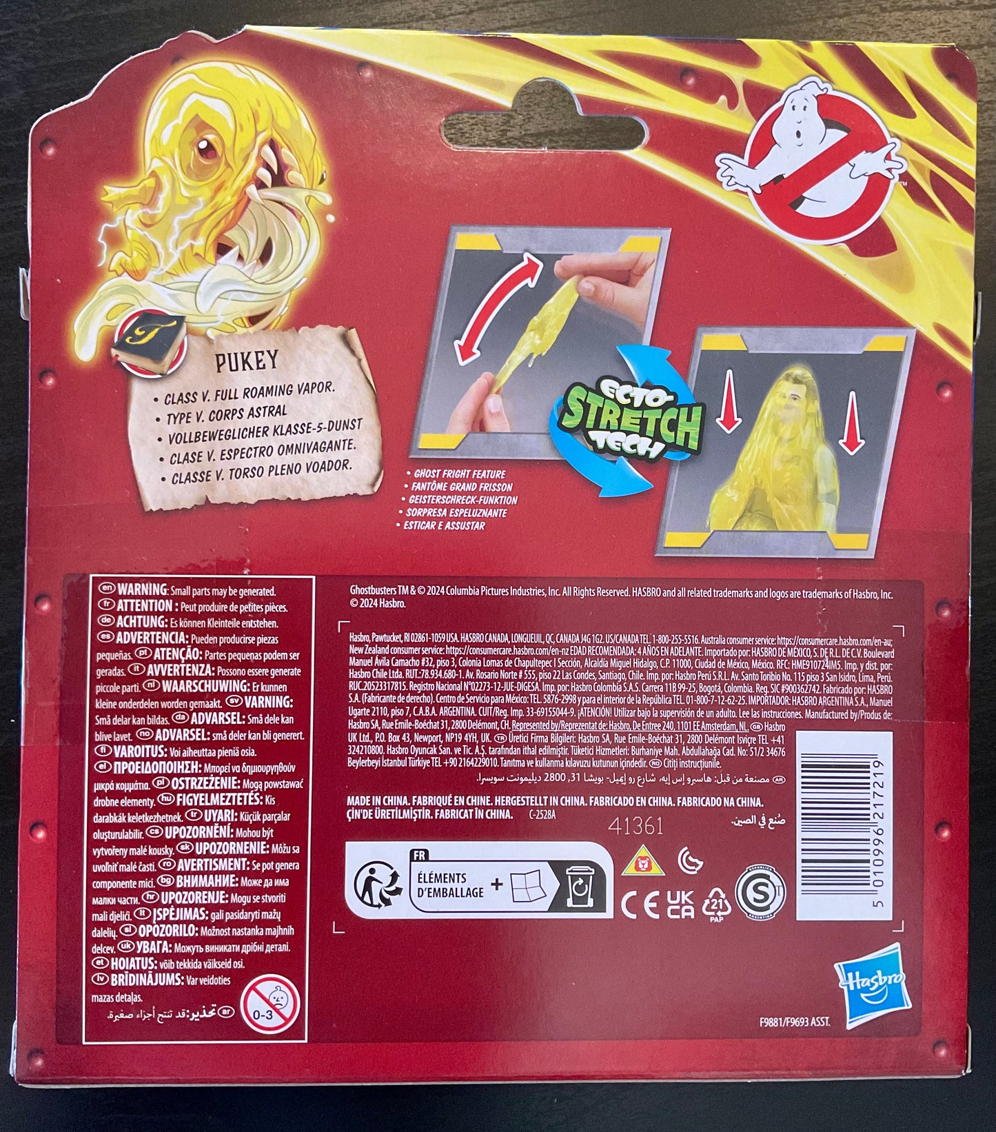 Ghostbusters Gary Grooberson Figure and Stretchy Pukey