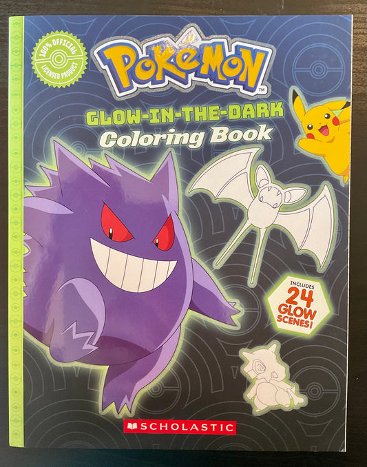 Pokémon glow-in-the-dark Coloring Book
