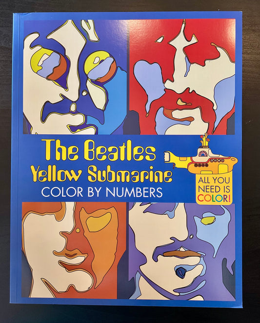 The Beatles Yellow Submarine Color by numbers book