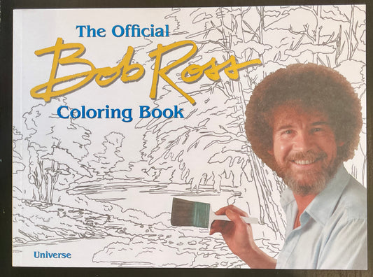 Bob Ross Official Coloring Book