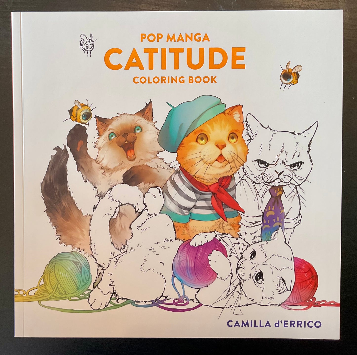 Pop Manga Catitude coloring book