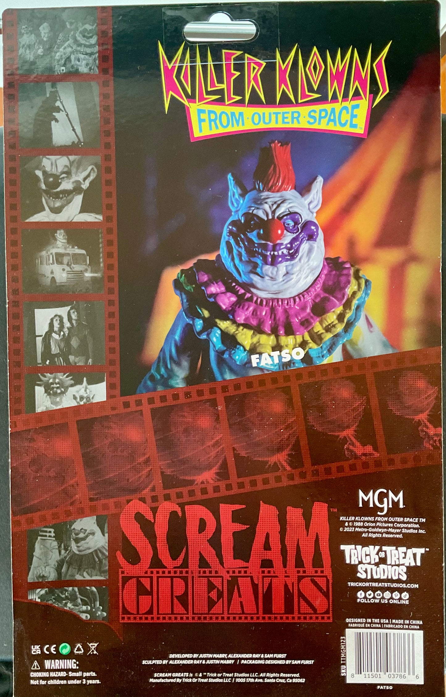 Scream Greats Killer Klowns from Outer Space Fatso figure