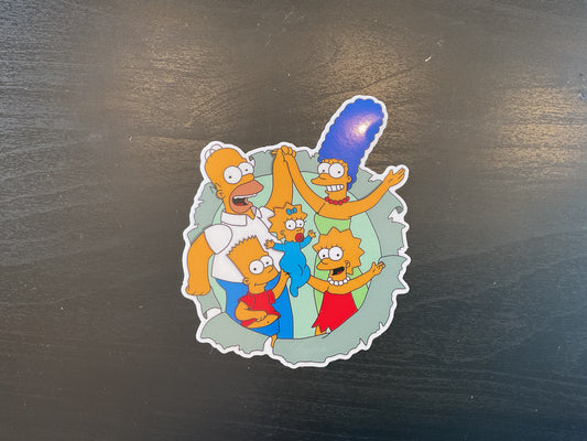 Simpsons Sticker