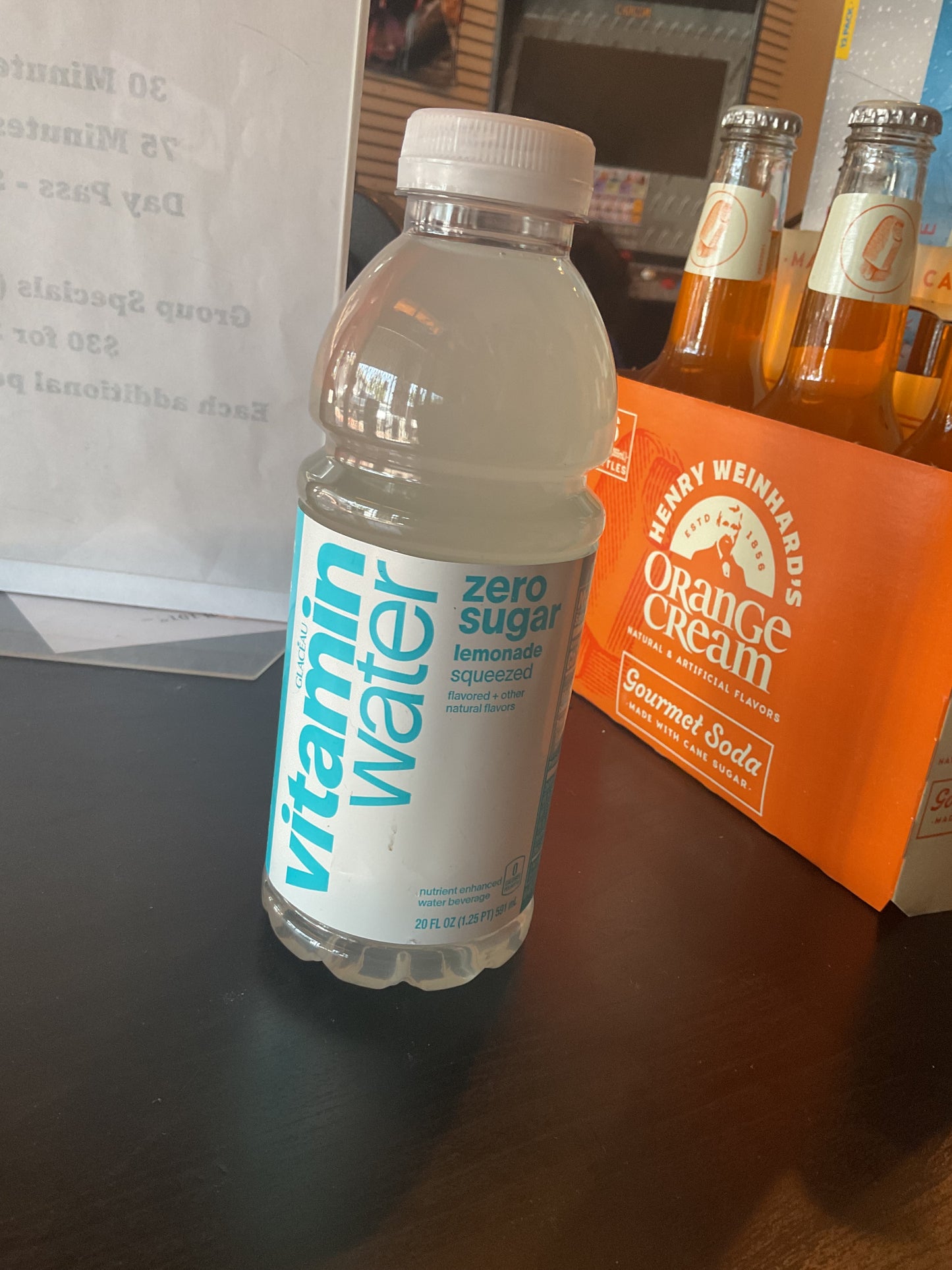 Vitamin water lemonade zero sugar