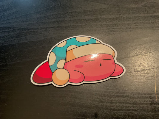 Kirby Asleep Sticker