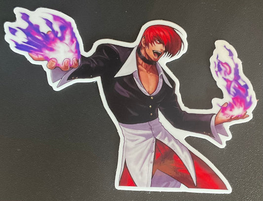 King of Fighters Iori Yagami Sticker