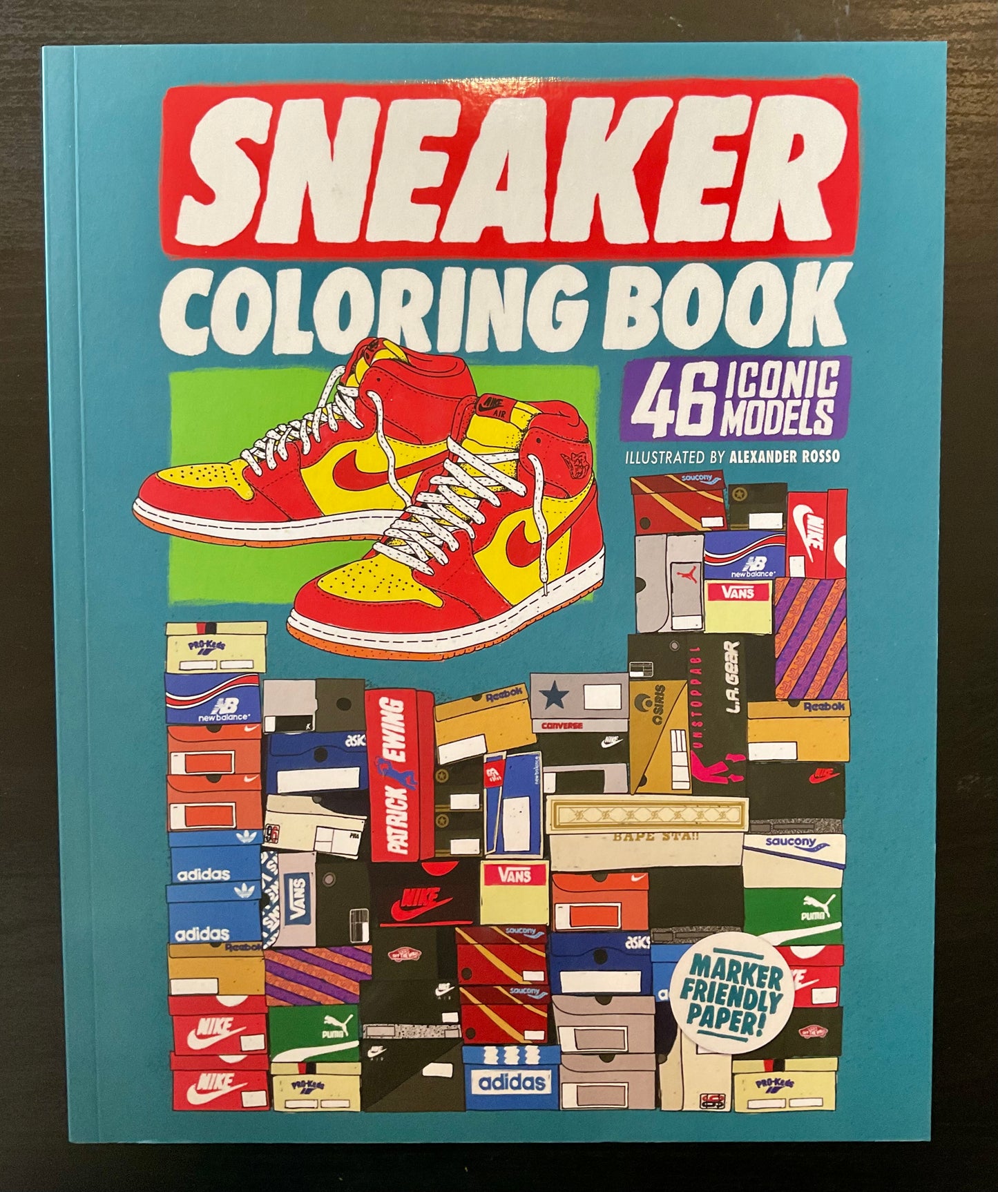 Sneaker coloring book