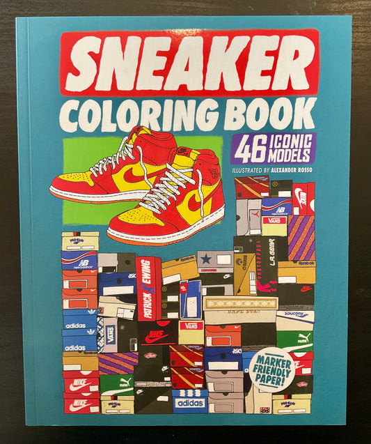 Sneaker coloring book