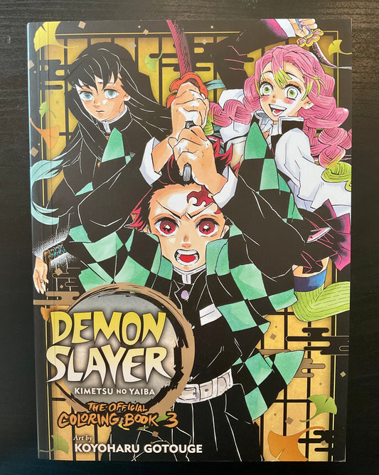 Demon Slayer Kimetsu no Yaiba 3 Coloring Book