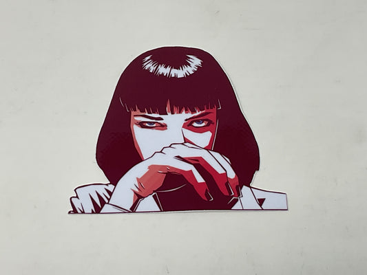 Pulp Fiction MIA Sticker