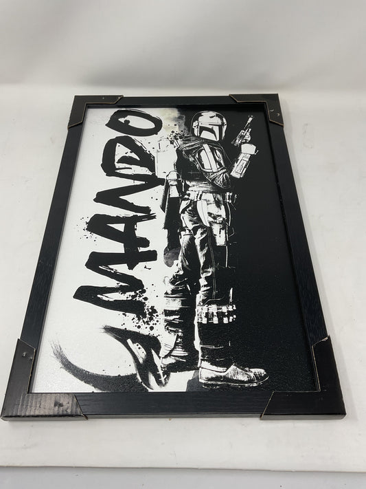 Mandolorian Graffiti Poster